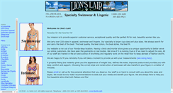 Desktop Screenshot of lionslairdesigns.com